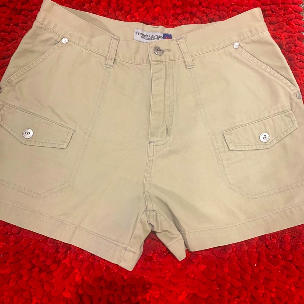 FRENCH LAUNDRY tan shorts!